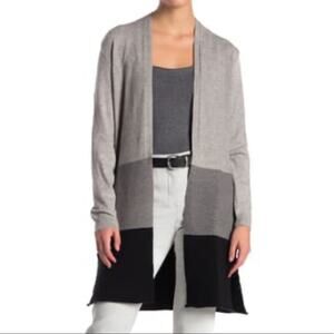 Joseph A Textured Color Block Cardigan Size Small